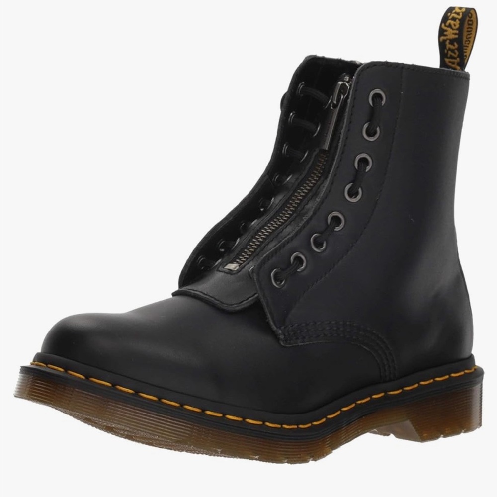 Doc Martens front zip boots EUC